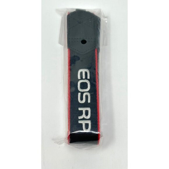 Canon EOS RP Camera Neck Strap ER-EOS RP Genuine OEM Black Red Trim Replacement - Picture 1 of 9